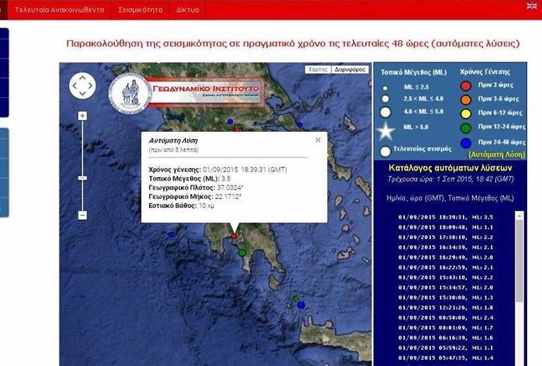 Σεισμική δόνηση αναστάτωσε την Καλαμάτα!