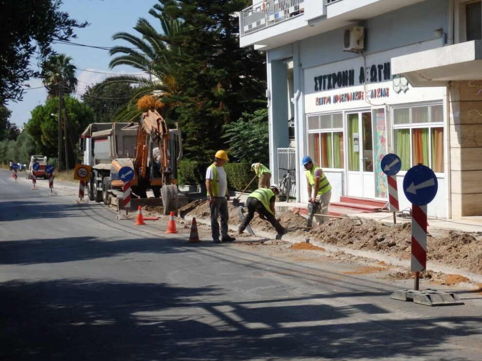 Επανέναρξη του έργου αντικατάστασης σωλήνων ύδρευσης στην Καλαμάτα