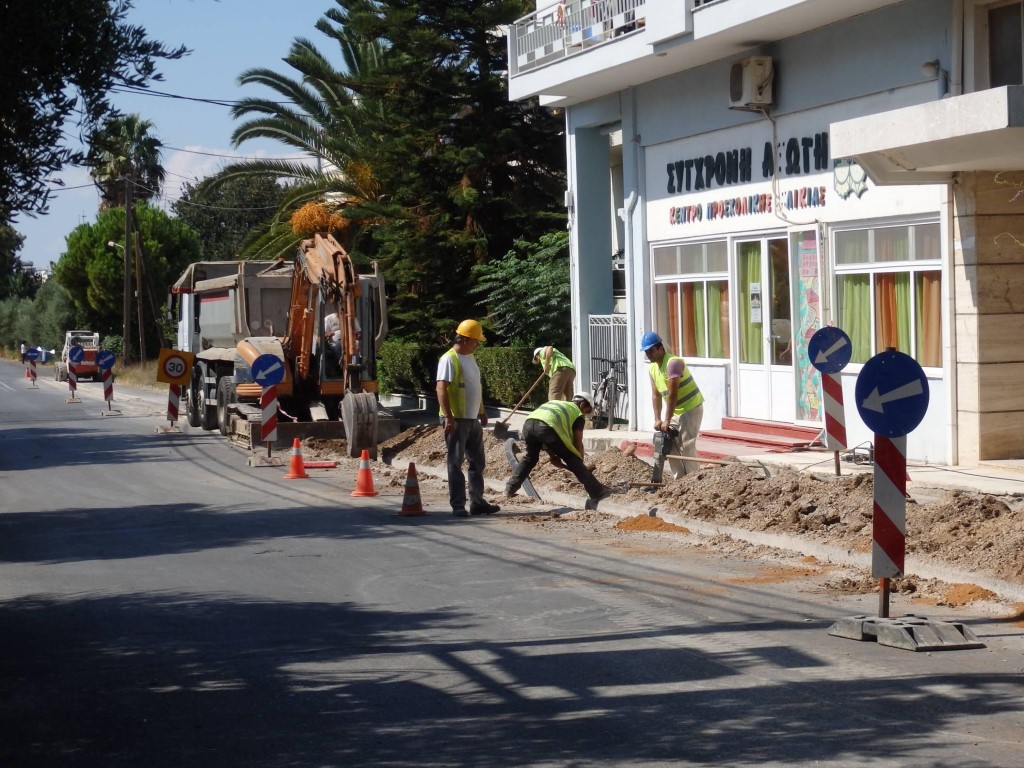 Επανέναρξη του έργου αντικατάστασης σωλήνων ύδρευσης στην Καλαμάτα