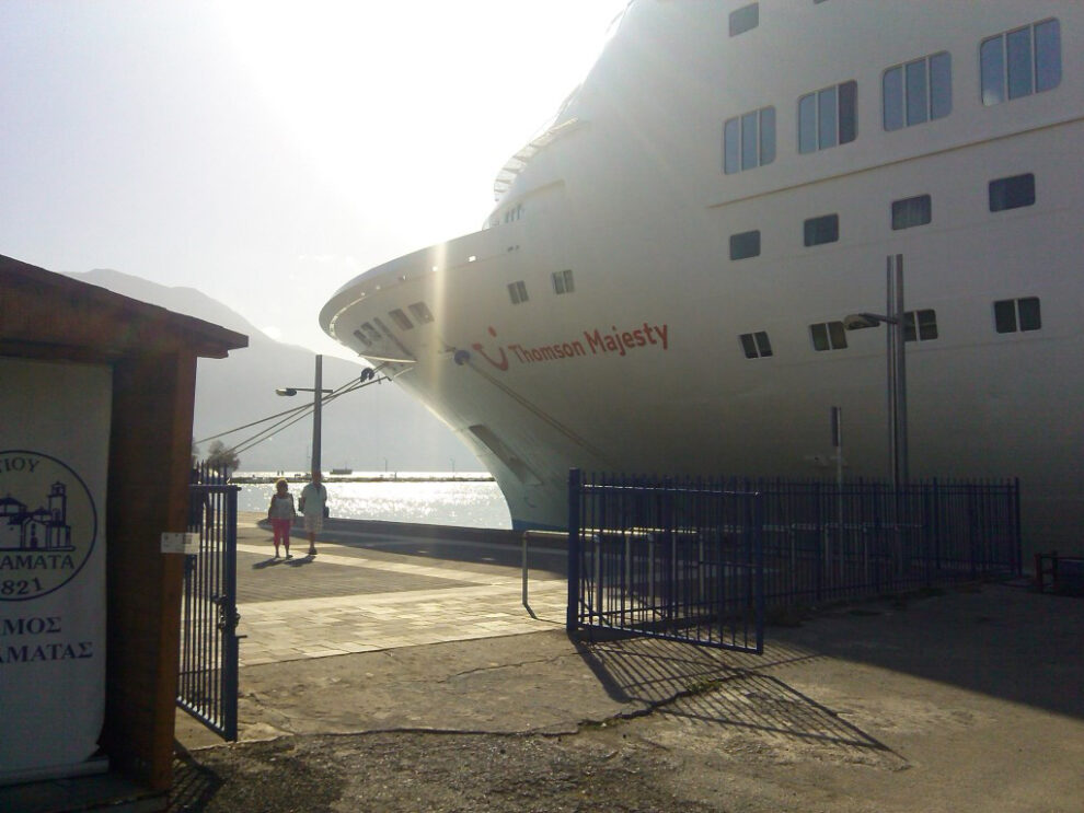 Στην Καλαμάτα το κρουαζιερόπλοιο “Thomson Majesty” με 1.456 επιβάτες