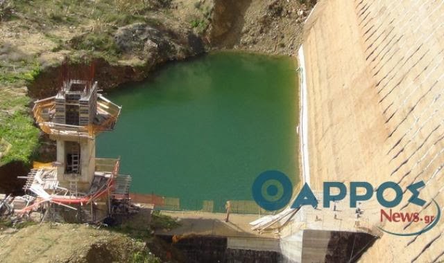 Διακοπή εργασιών στο Φιλιατρινό  φράγμα λόγω μη πληρωμών