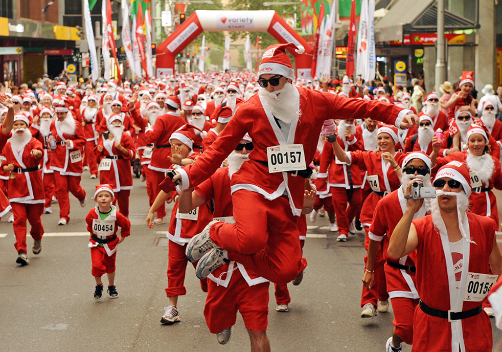 1o Santa Fun and Run στο λιμάνι Καλαμάτας