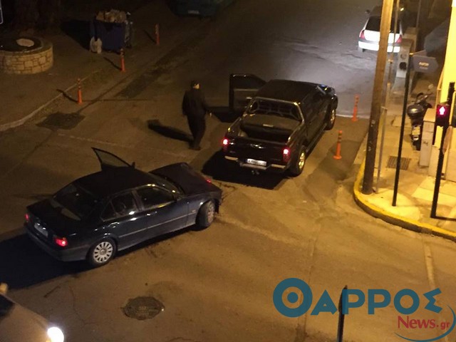 Τροχαίο ατύχημα στο κέντρο της Καλαμάτας (φωτογραφίες)