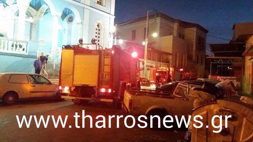Φωτιά αναστάτωσε το κέντρο της Καλαμάτας (φωτογραφίες)