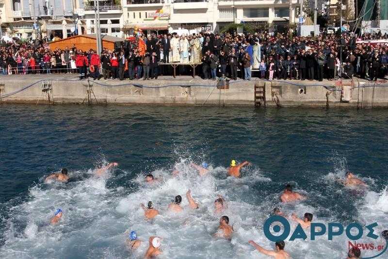 Τα Θεοφάνεια στην παραλία Καλαμάτας