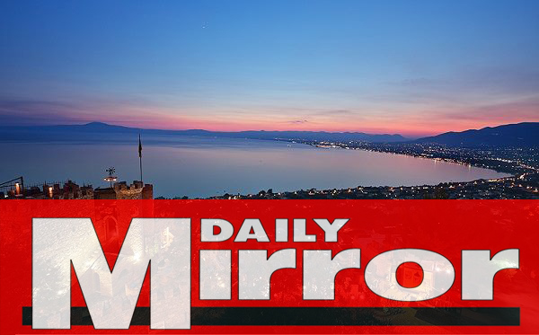 Η βρετανική Mirror συμπεριλαμβάνει  την Καλαμάτα σαν κορυφαίο τουριστικό προορισμό