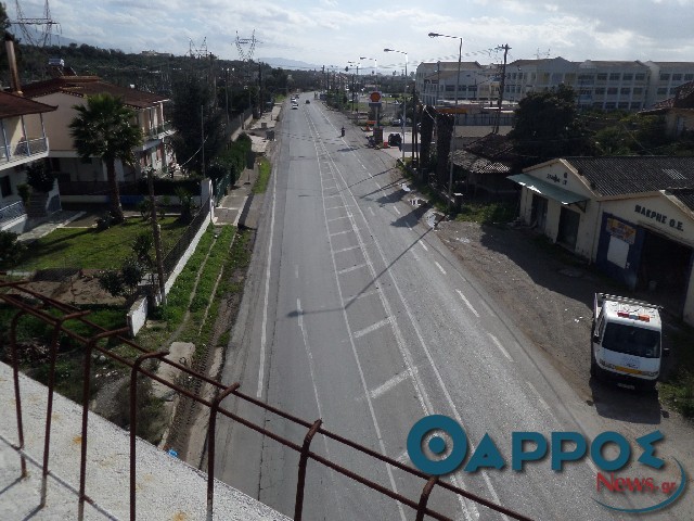 Έργα βελτίωσης στο Καλαμάτα –  Ασπρόχωμα – Θουρία – Τσακώνα