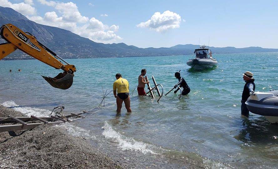 Η επισκευή της ράμπας ΑμεΑ