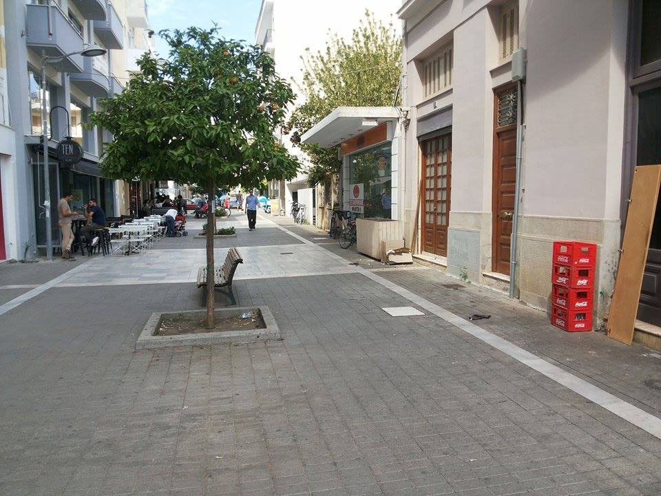 Ο πεζόδρομος της Αντωνοπούλου