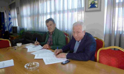 Υπογραφή της σύμβασης για τη μονάδα διαχείρισης απορριμμάτων μεταξύ των Δήμων Μεσσήνης & Οιχαλίας
