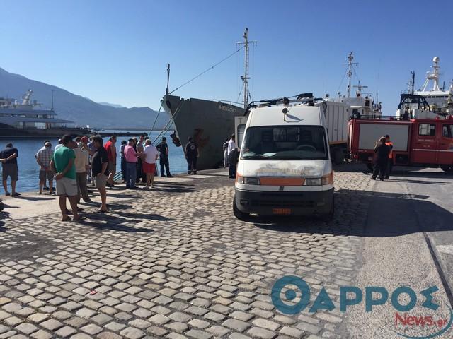 22χρονος τραυματίστηκε στο λιμάνι της Καλαμάτας