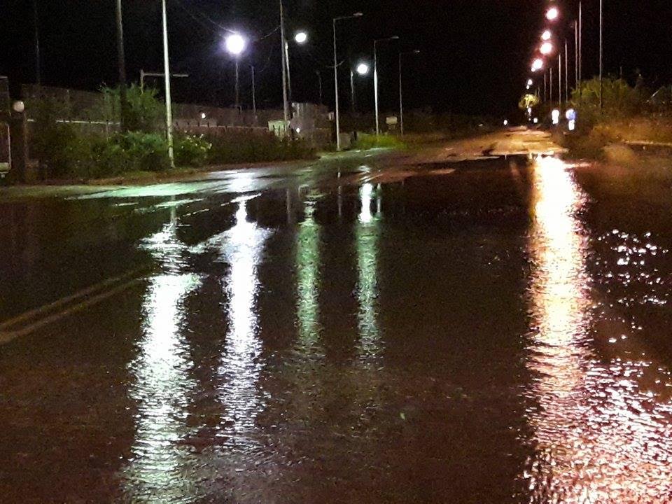 «Λίμνη» ο εθνικός δρόμος στην Τερψιθέα Κυπαρισσίας
