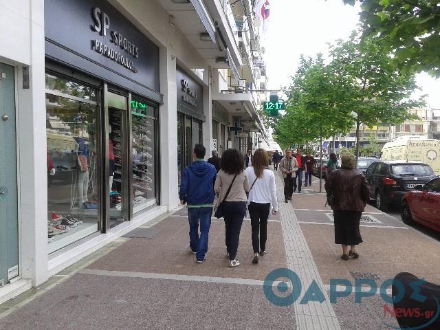 Μείωση τζίρου των καταστημάτων στην Καλαμάτα