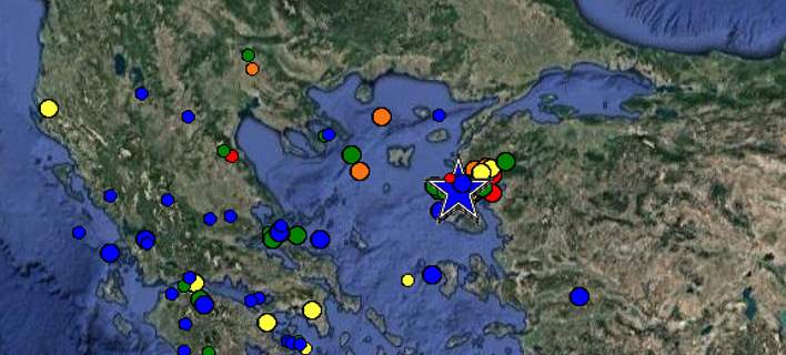 Νέα σεισμική δόνηση 5,3 βαθμών, στη Λέσβο