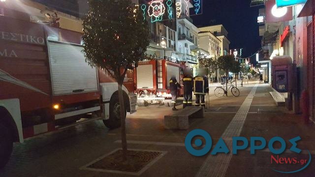 Καπνοί αναστάτωσαν το κέντρο της Καλαμάτας (φωτογραφίες)