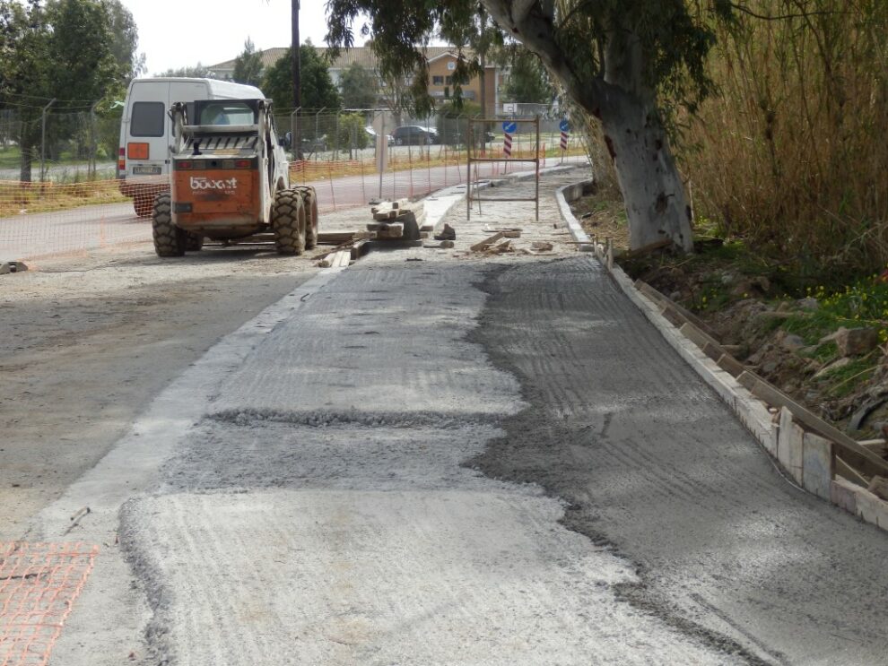 Σε εξέλιξη το έργο στην ανατολική όχθη του Άρι