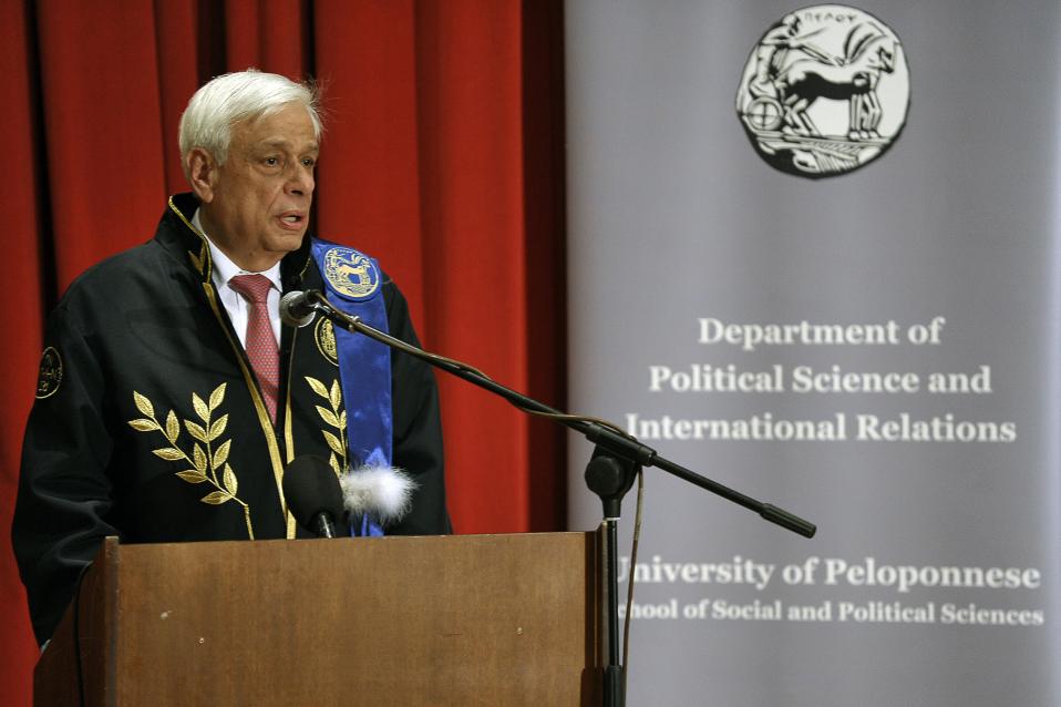 Αναγόρευση του Προέδρου της Δημοκρατίας σε Επίτιμο Καθηγητή του Πα.Πελ.