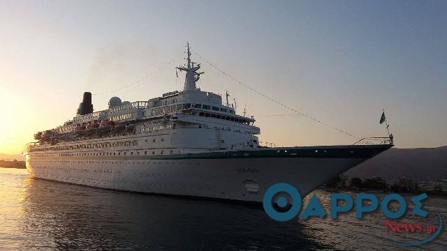 Δύο κρουαζιερόπλοια χθες στο λιμάνι Καλαμάτας