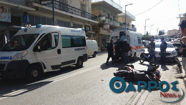Τροχαίο με τραυματισμούς στην οδό Αθηνών (φωτογραφίες και βίντεο)