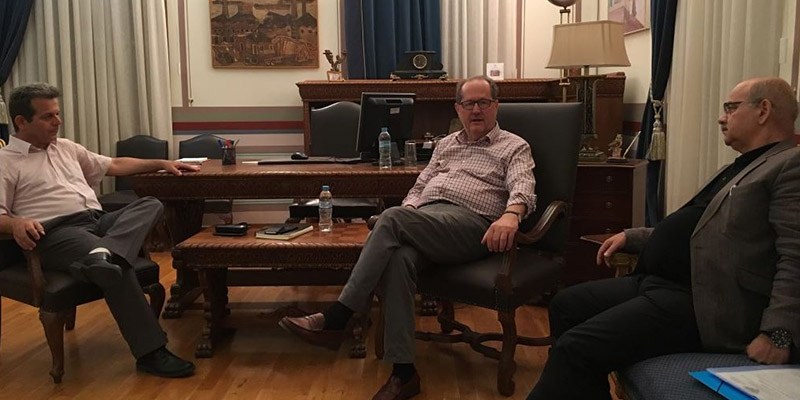O γενικός γραμματέας Αθλητισμού  στο Δημαρχείο Καλαμάτας