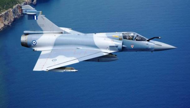 Πτώση αεροσκάφους Mirage 2000 στις Σποράδες – Σώος ο πιλότος