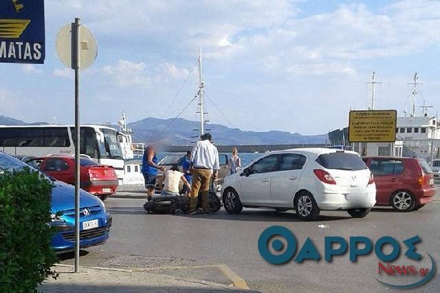 Τροχαίο ατύχημα με τραυματισμό στο λιμάνι της Καλαμάτας