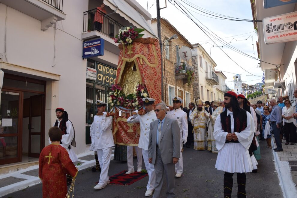 Λαμπρός εορτασμός της Παναγίας της Μυρτιδιώτισσας στην Πύλο (φωτογραφίες)