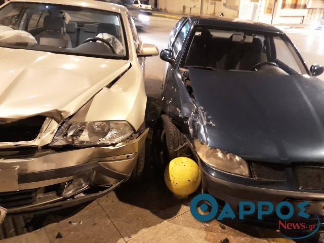 Σφοδρή σύγκρουση οχημάτων στη Β. Γεωργίου