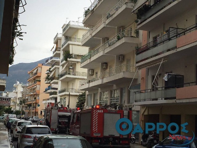 Καπνοί σε διαμέρισμα στο κέντρο της Καλαμάτας