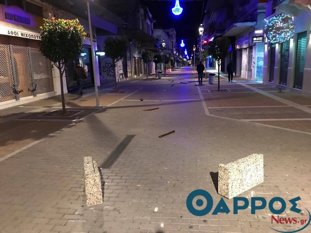 Βανδαλισμοί στο κέντρο της Καλαμάτας τα ξημερώματα! (φωτογραφίες)
