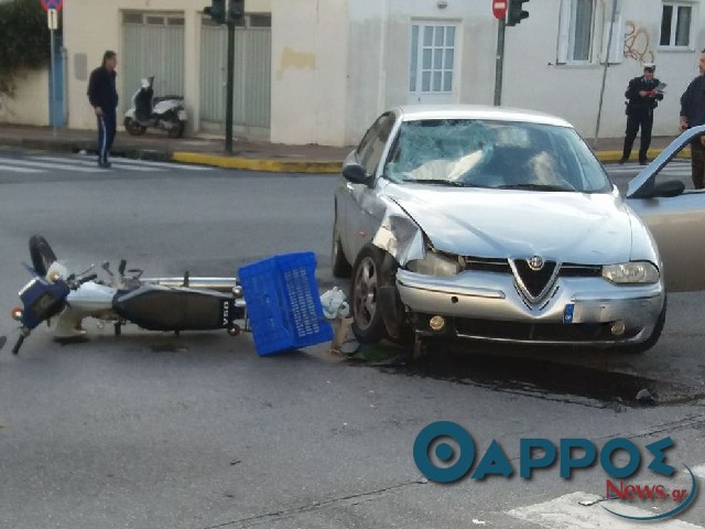 Τροχαίο με τραυματισμό στη Βας. Γεωργίου