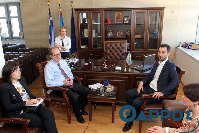 Συνάντηση Νίκα με Χαρίτση για Φεστιβάλ Χορού, αντιπλημμυρικά, «Ηλέκτρα», Κολυμβητήριο…