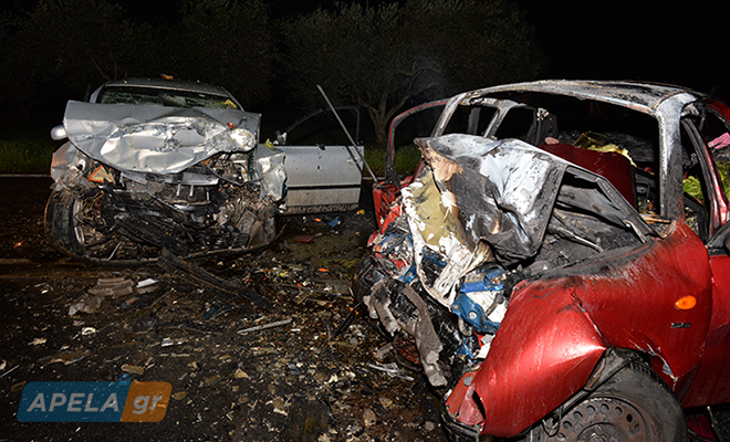 Τροχαίο με δύο νεκρούς στην Εθνική Οδό Σπάρτης – Γυθείου