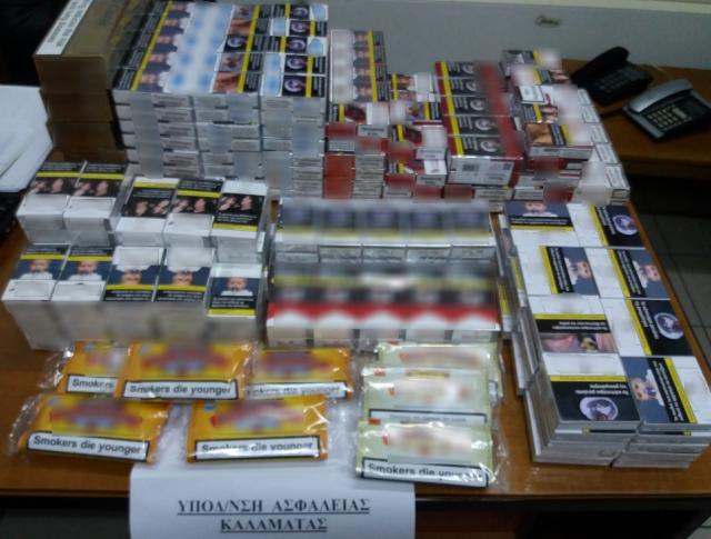 Συνελήφθη 35χρονος με εκατοντάδες λαθραία τσιγάρα