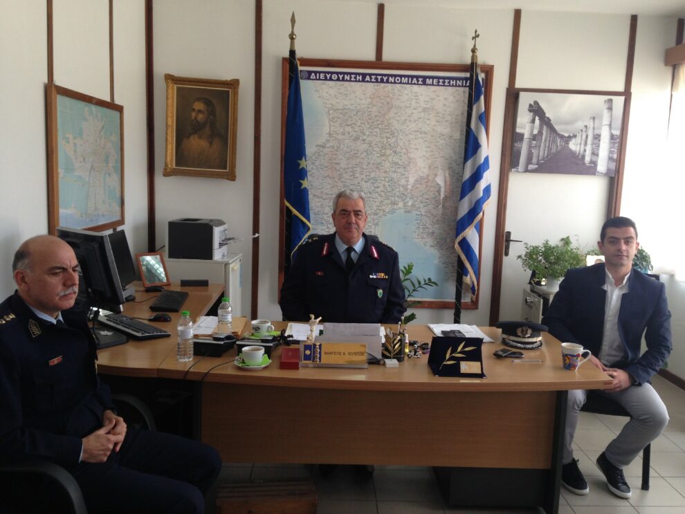 Πτωτικές τάσεις στην εγκληματικότητα στη Μεσσηνία βλέπει ο νέος αστυνομικός διευθυντής Πελοποννήσου