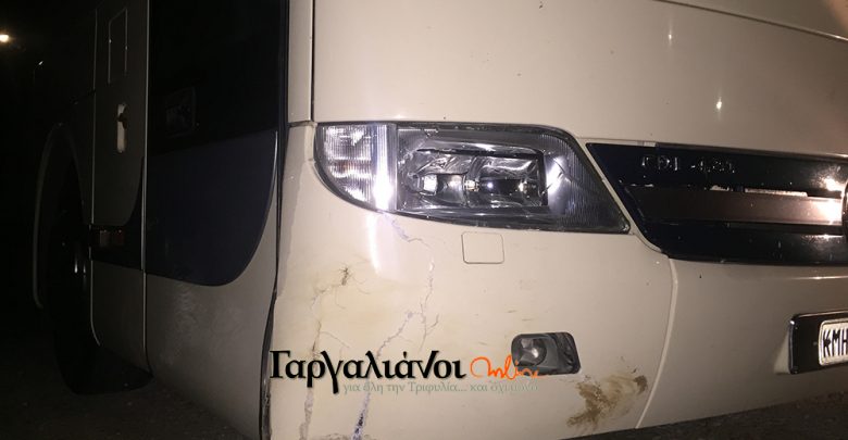 Λεωφορείο του ΚΤΕΛ Μεσσηνίας συγκρούστηκε με αγριογούρουνο
