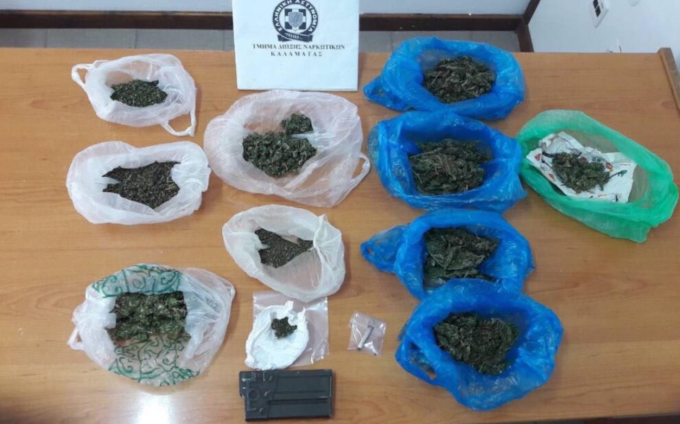 Ο αστυνομικός σκύλος «συνέλαβε» 39χρονο στην Καλαμάτα με 386,2 γραμμάρια χασίς