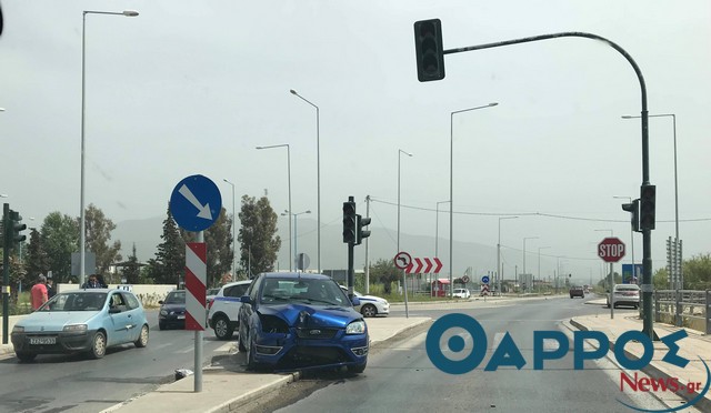 Τροχαίο ατύχημα στον κόμβο του αεροδρομίου
