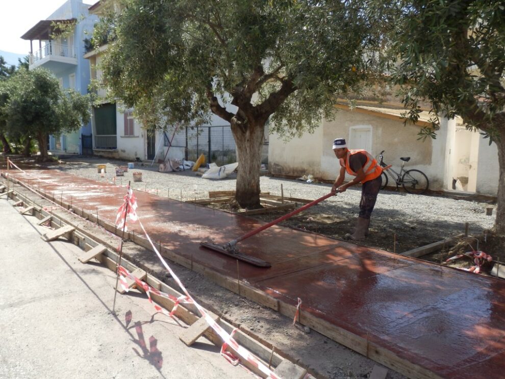 Προχωρά το έργο του δυτικού ποδηλατόδρομου
