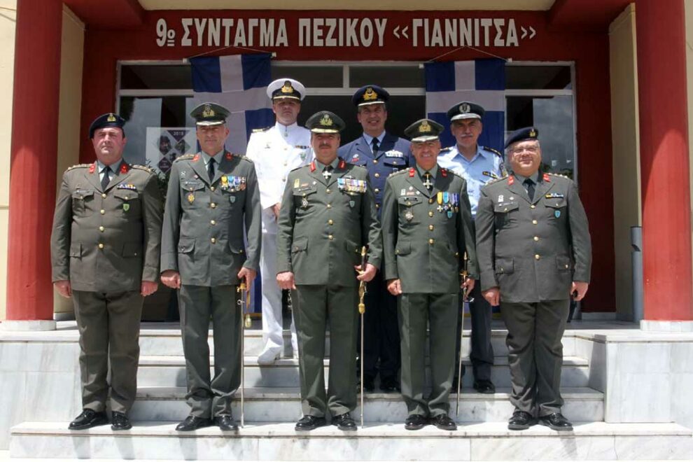 Ανέλαβε νέος διοικητής του 9ου Συντάγματος ο συνταγματάρχης Σταύρος Φωτεινάκης