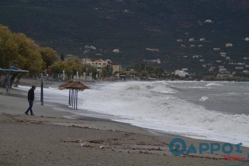 Κύμα κακοκαιρίας πλήττει και την Καλαμάτα από τα ξημερώματα (φωτογραφίες & βίντεο)