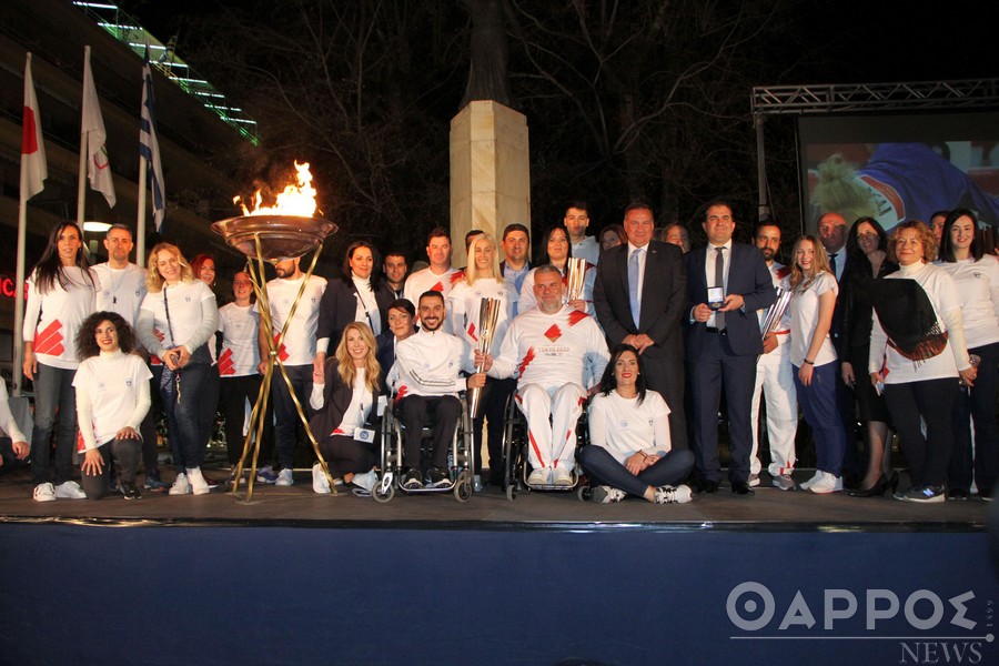 Η Καλαμάτα υποδέχθηκε την Ολυμπιακή Φλόγα του «Τόκιο 2020» (φωτογραφίες)