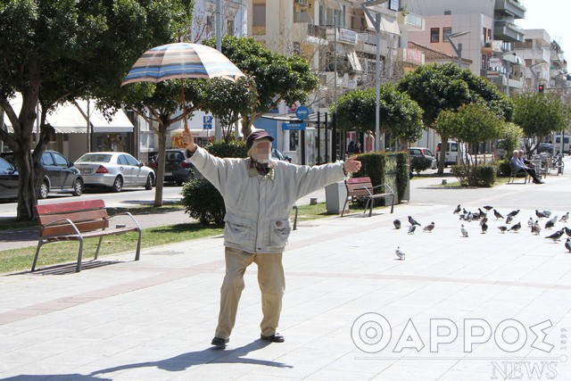 Εικόνες της Καλαμάτας στην εποχή του κορωνοϊού