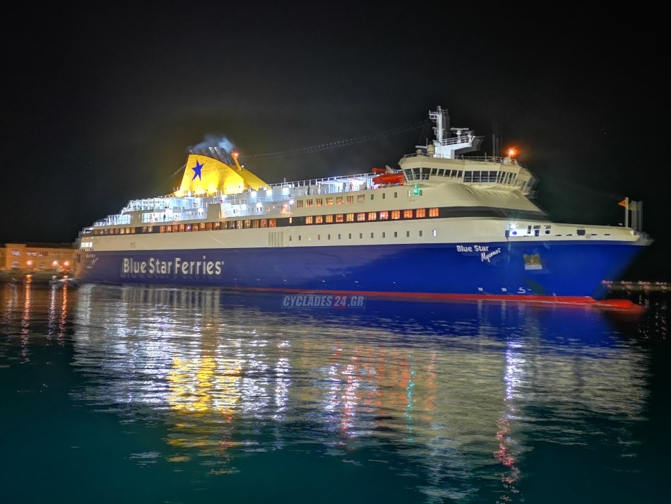 Κορωνοϊός: Σε καραντίνα το πλοίο «Blue Star Μύκονος»