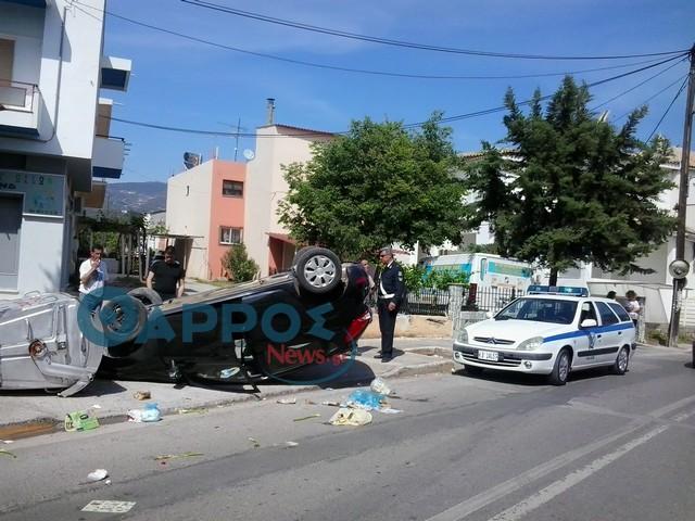 Αυτοκίνητο αναποδογύρισε στη Λακωνικής (Φωτογραφίες)