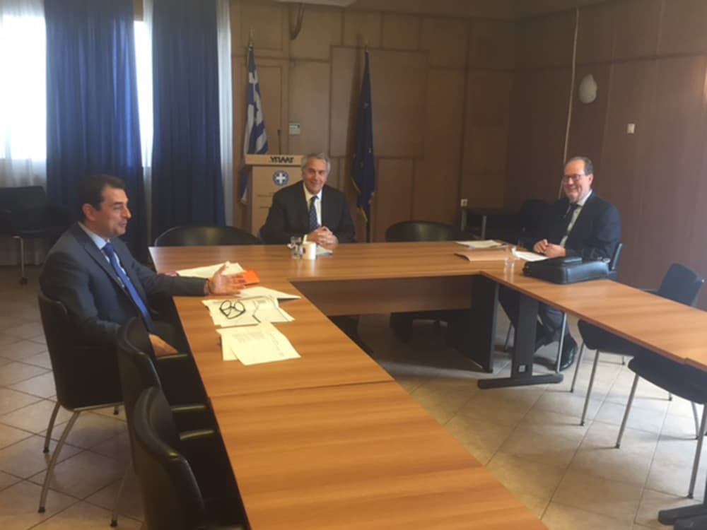 Συνάντηση Παναγιώτη Νίκα με τον Υπουργό Αγροτικής Ανάπτυξης Μάκη Βορίδη