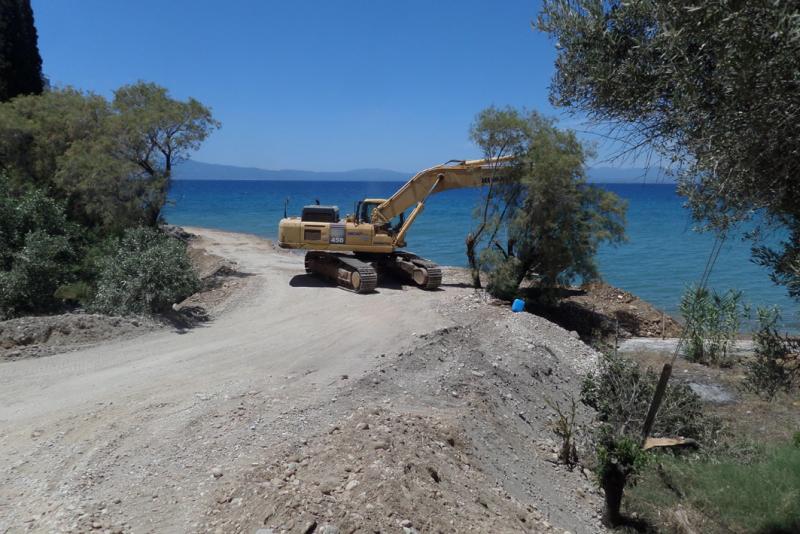 Υπομονή για τα έργα στην Παλιόχωρα συνιστά ο εργολάβος (φωτογραφίες)