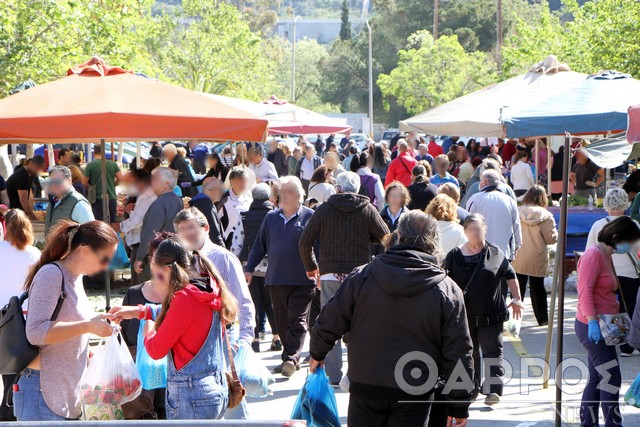 Η κατάσταση στη Λαϊκή Αγορά της Καλαμάτας τώρα