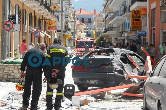 Βίντεο 2 λεπτά μετά την έκρηξη στην καρδιά της Καλαμάτας