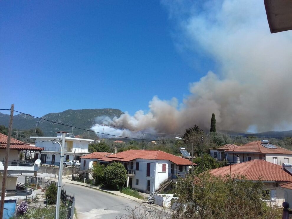 150 στρέμματα δασικής έκτασης έγιναν στάχτη στη Χώρα